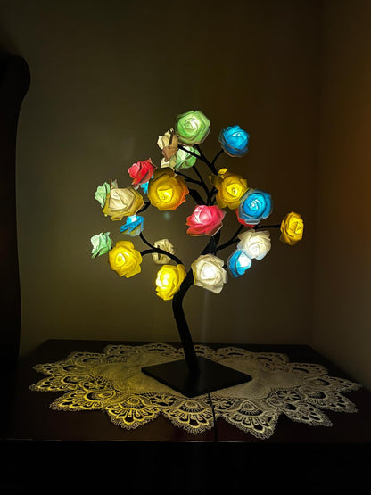 The Rainbow LED Rose Tree Lamp