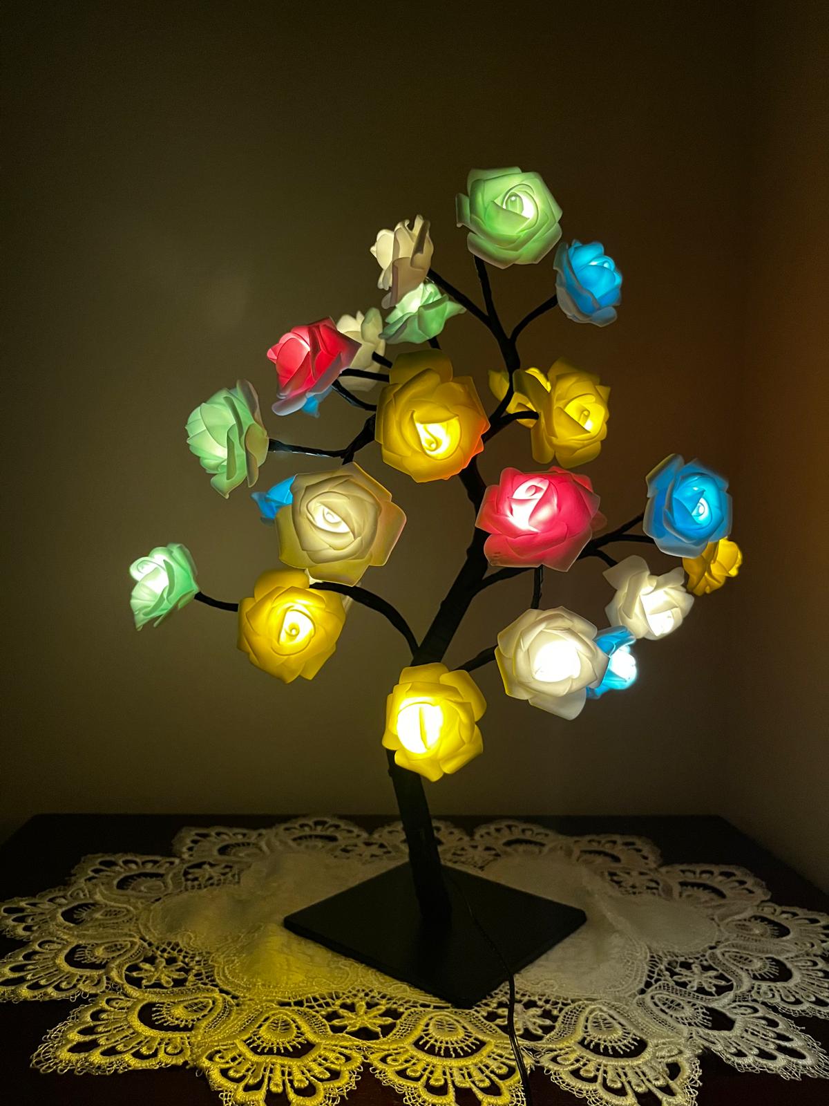 The Rainbow LED Rose Tree Lamp