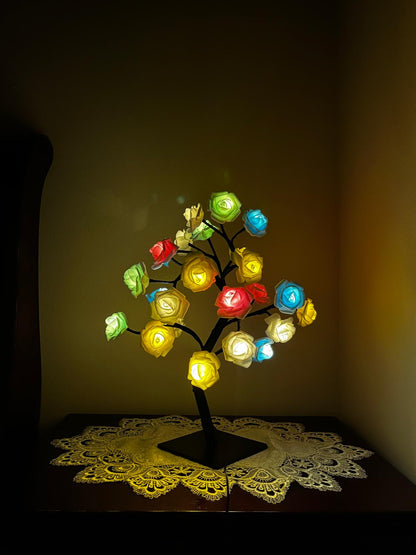 The Rainbow LED Rose Tree Lamp