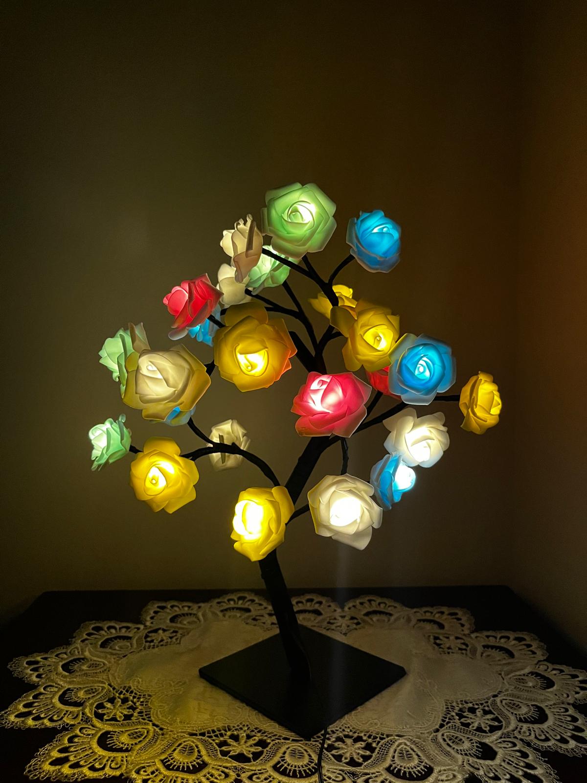 The Rainbow LED Rose Tree Lamp