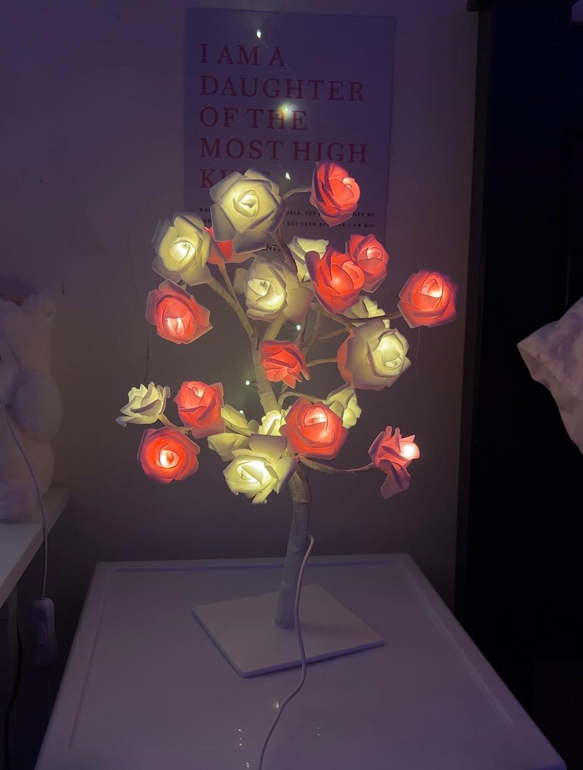 The Princess LED Rose Tree Lamp