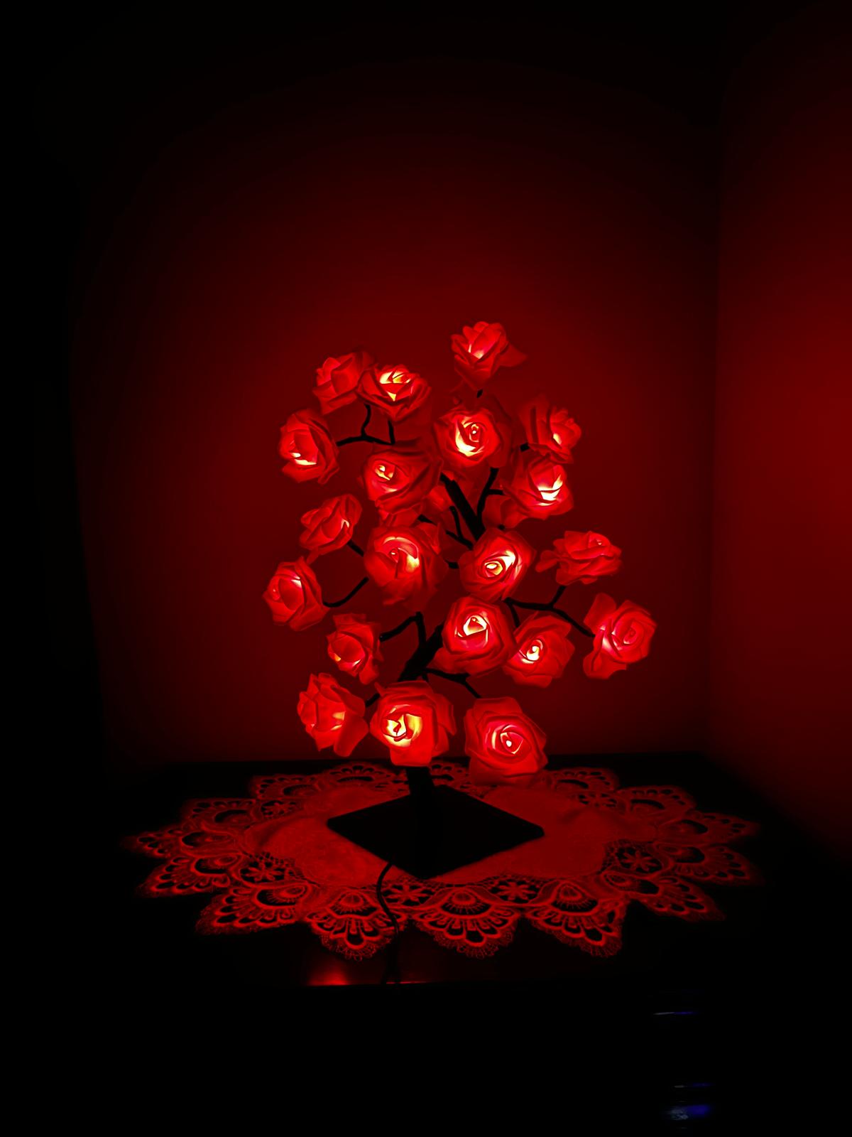 The Romantic LED Rose Tree Lamp