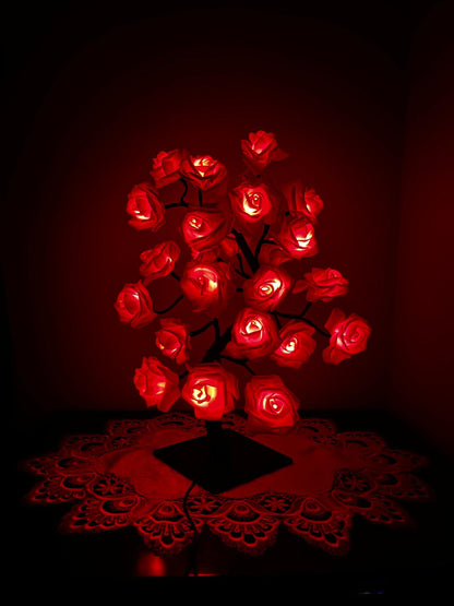The Romantic LED Rose Tree Lamp