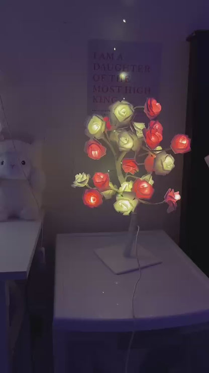 The Princess LED Rose Tree Lamp